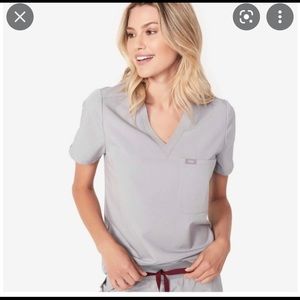 FIGS Limited Edition Cement Catarina Scrub Top XS